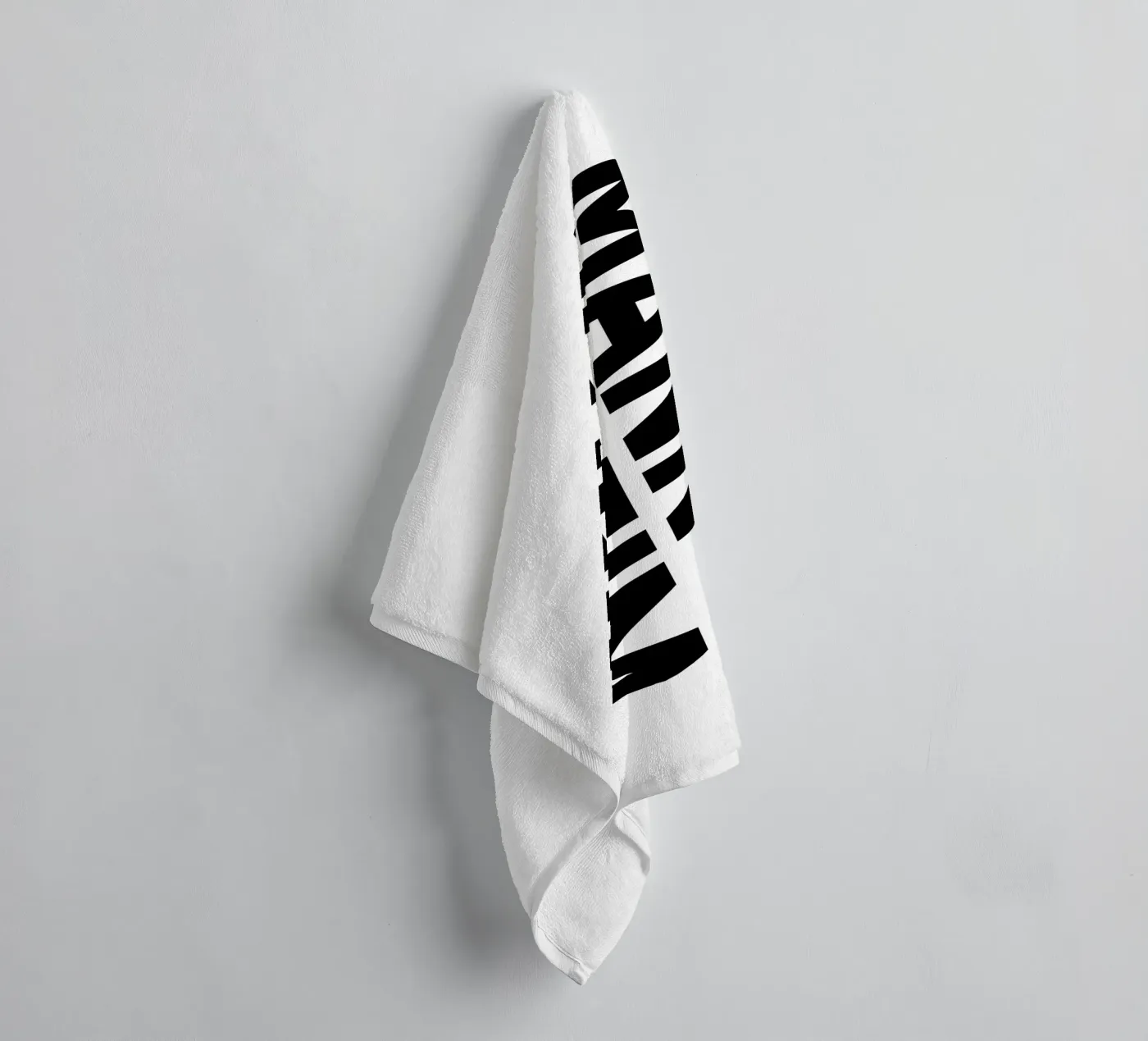 Mannheim towel by YV TYPOGRAPHY