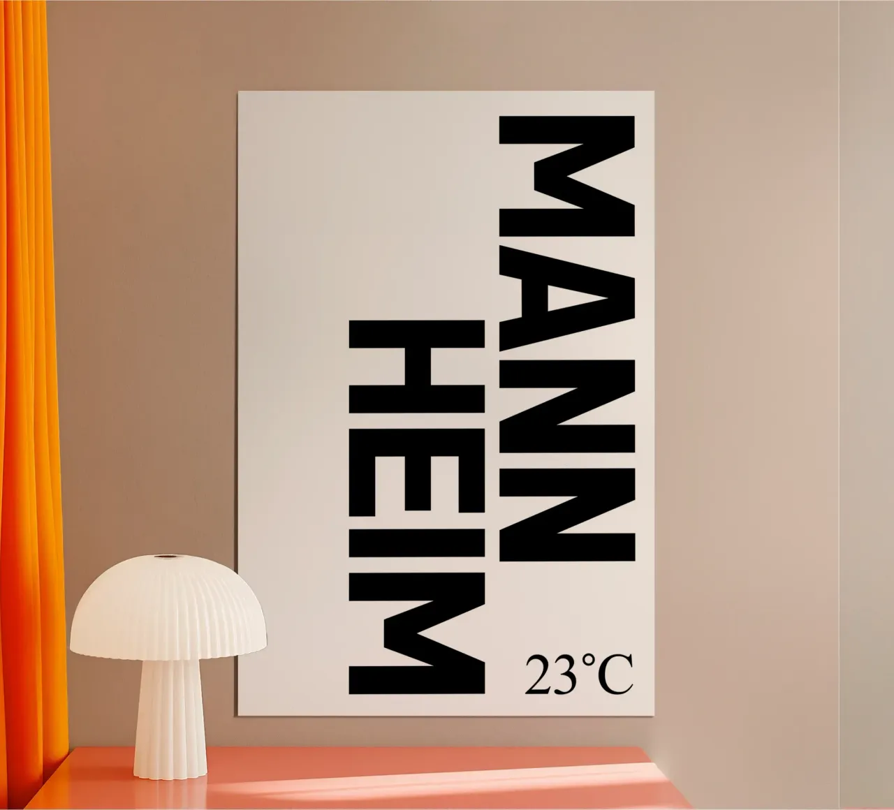Mannheim poster da YV TYPOGRAPHY