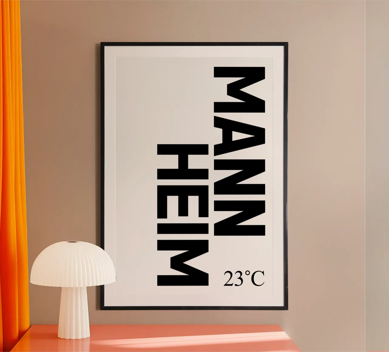 Mannheim poster da YV TYPOGRAPHY