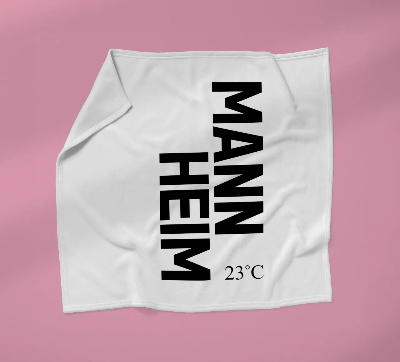 Mannheim fleecedeken van YV TYPOGRAPHY