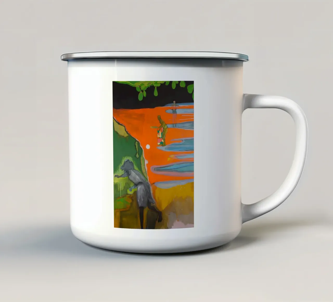 Peter Doig - Il significato dei Caraibi tazza in smalto da Milfordpaint