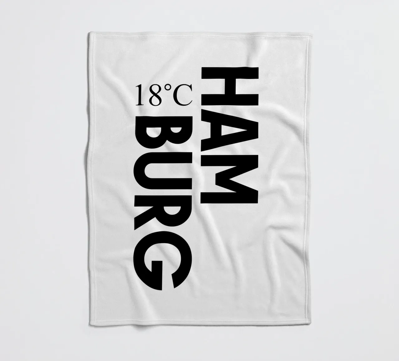 Amburgo coperta in pile da YV TYPOGRAPHY