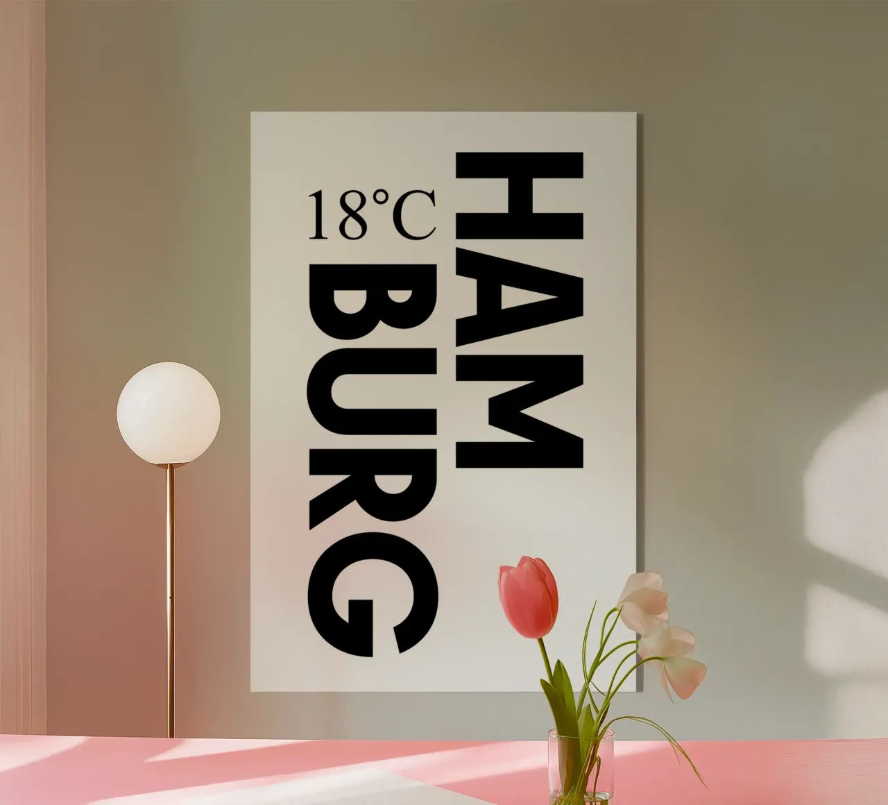 Amburgo plexiglass da YV TYPOGRAPHY