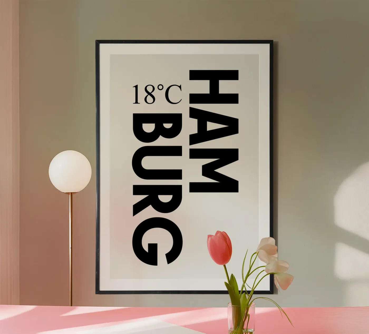 Hamburg poster by YV TYPOGRAPHY