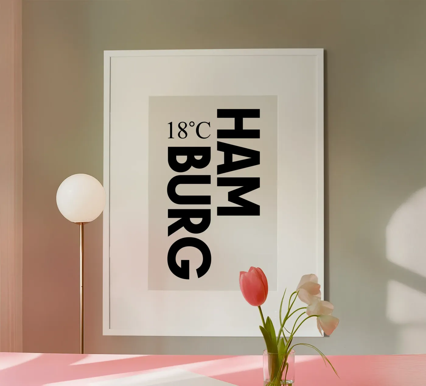 Amburgo poster da YV TYPOGRAPHY