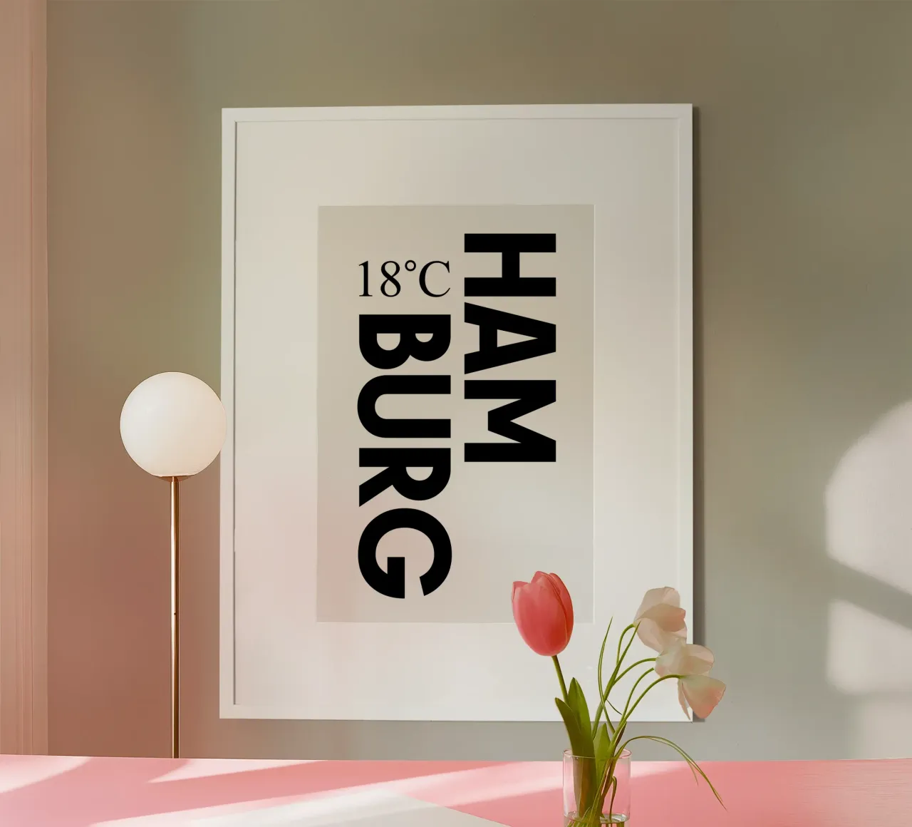 Amburgo poster da YV TYPOGRAPHY