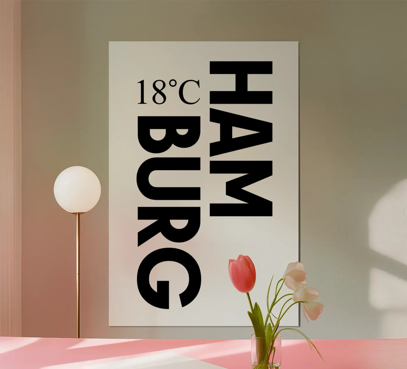 Amburgo poster da YV TYPOGRAPHY