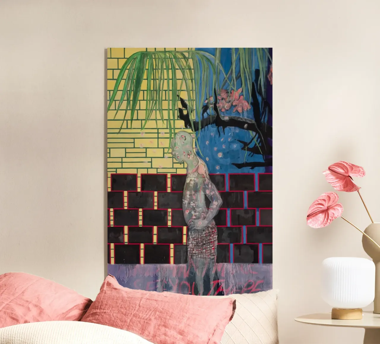Peter Doig - La casa dei fiori plexiglass da Milfordwings