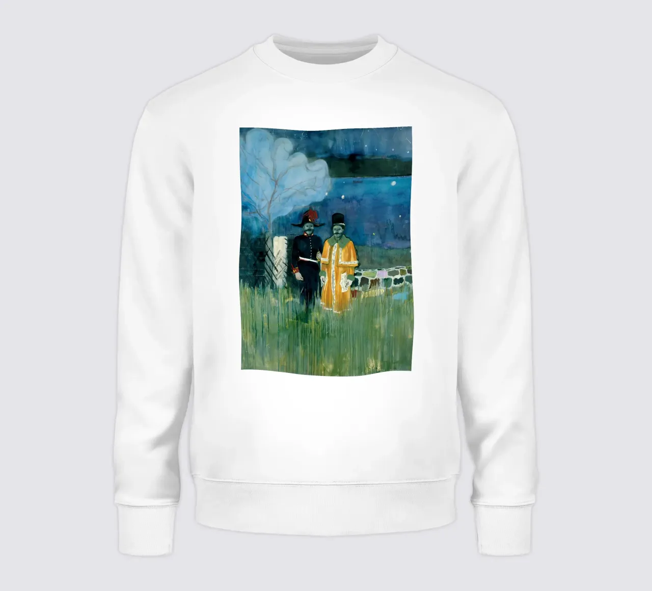 Peter Doig - Gasthof 2003 felpa da Milfordwings