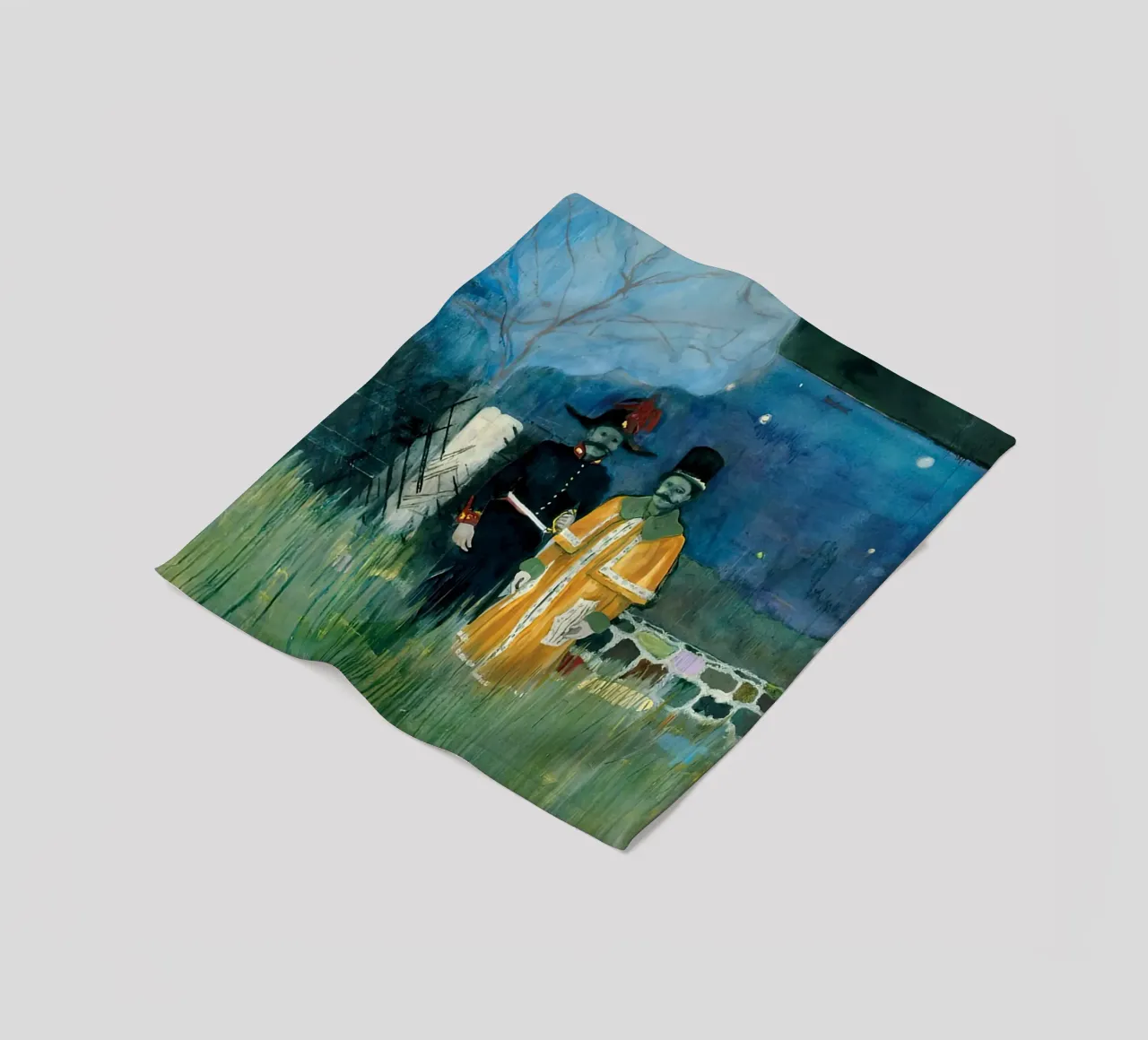 Peter Doig - Gasthof 2003 coperta in pile da Milfordwings