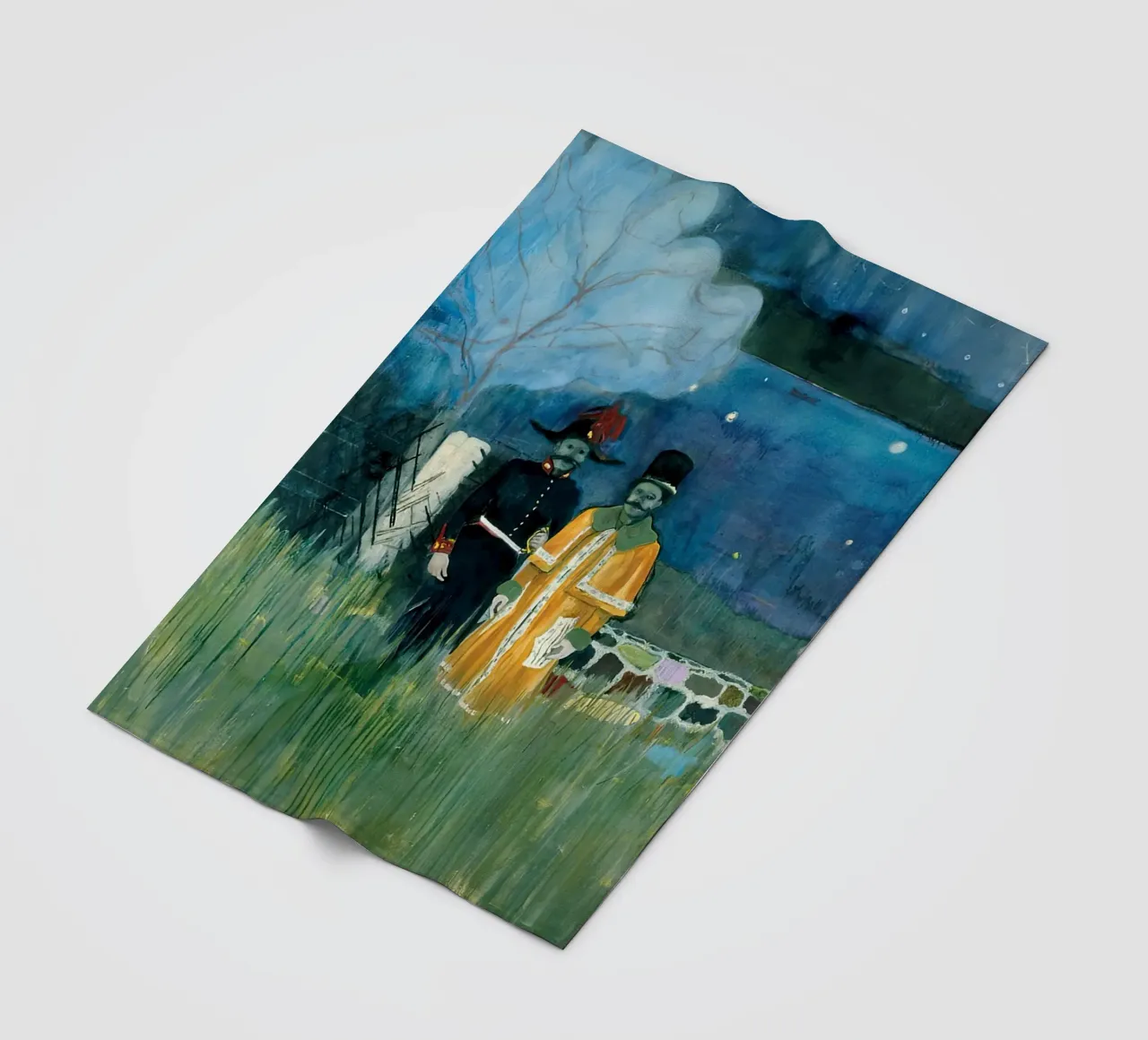Peter Doig - Gasthof 2003 coperta in pile da Milfordwings
