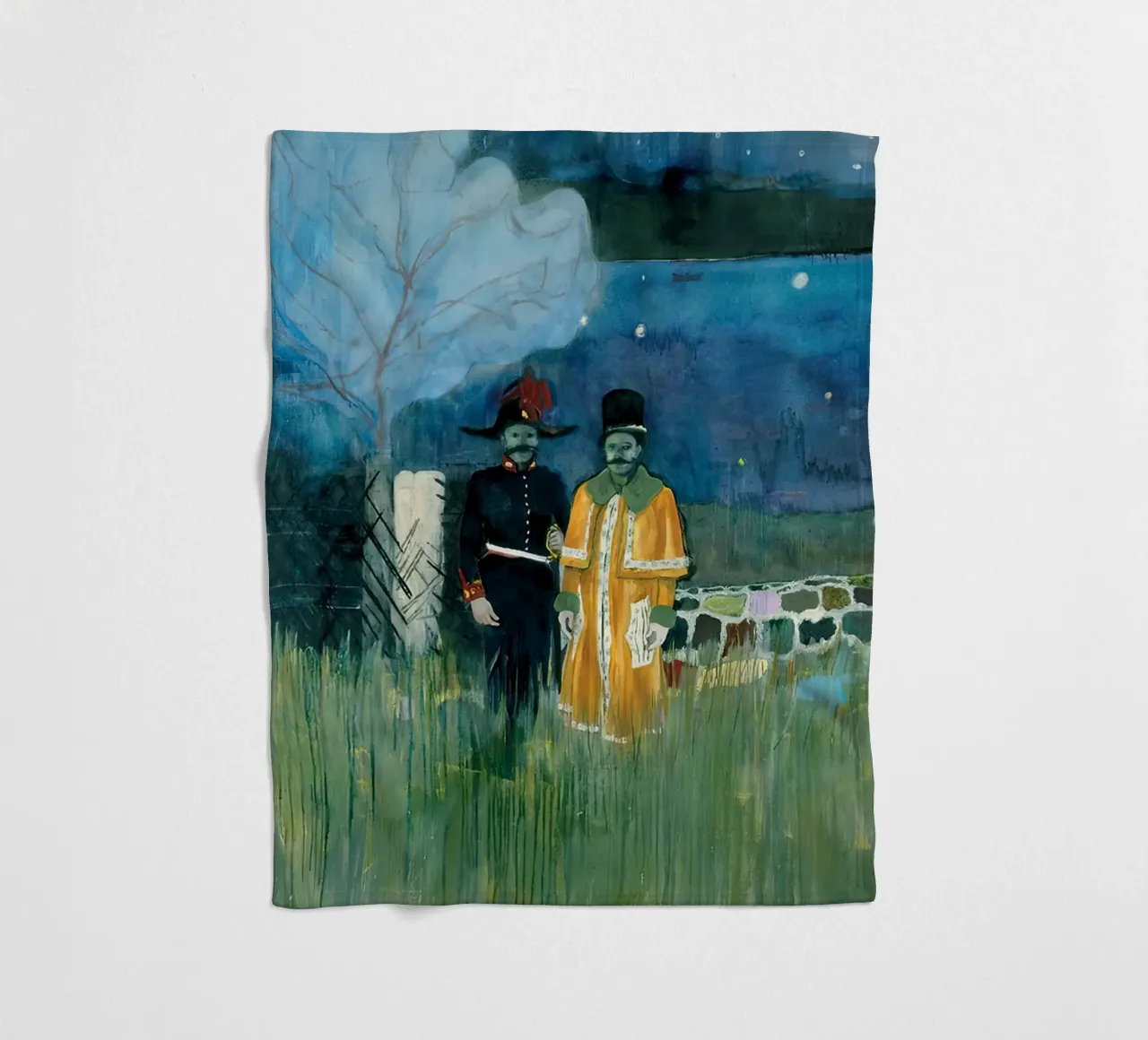 Peter Doig - Gasthof 2003 coperta in pile da Milfordwings