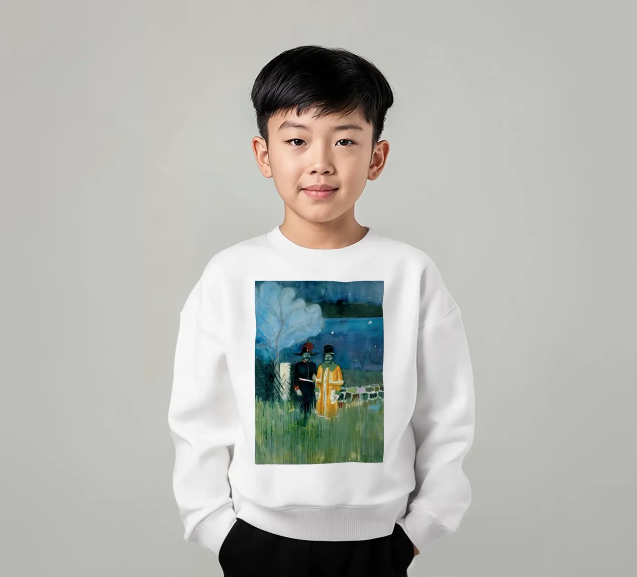 Peter Doig - Gasthof 2003 felpa bambino da Milfordwings