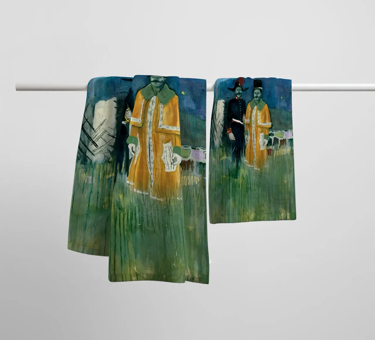 Peter Doig - Gasthof 2003 asciugamano da bagno da Milfordwings