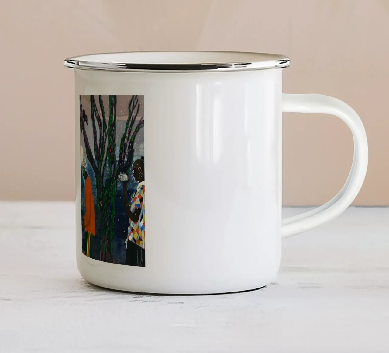 Realismo magico - Peter Doig tazza in smalto da Milfordwings
