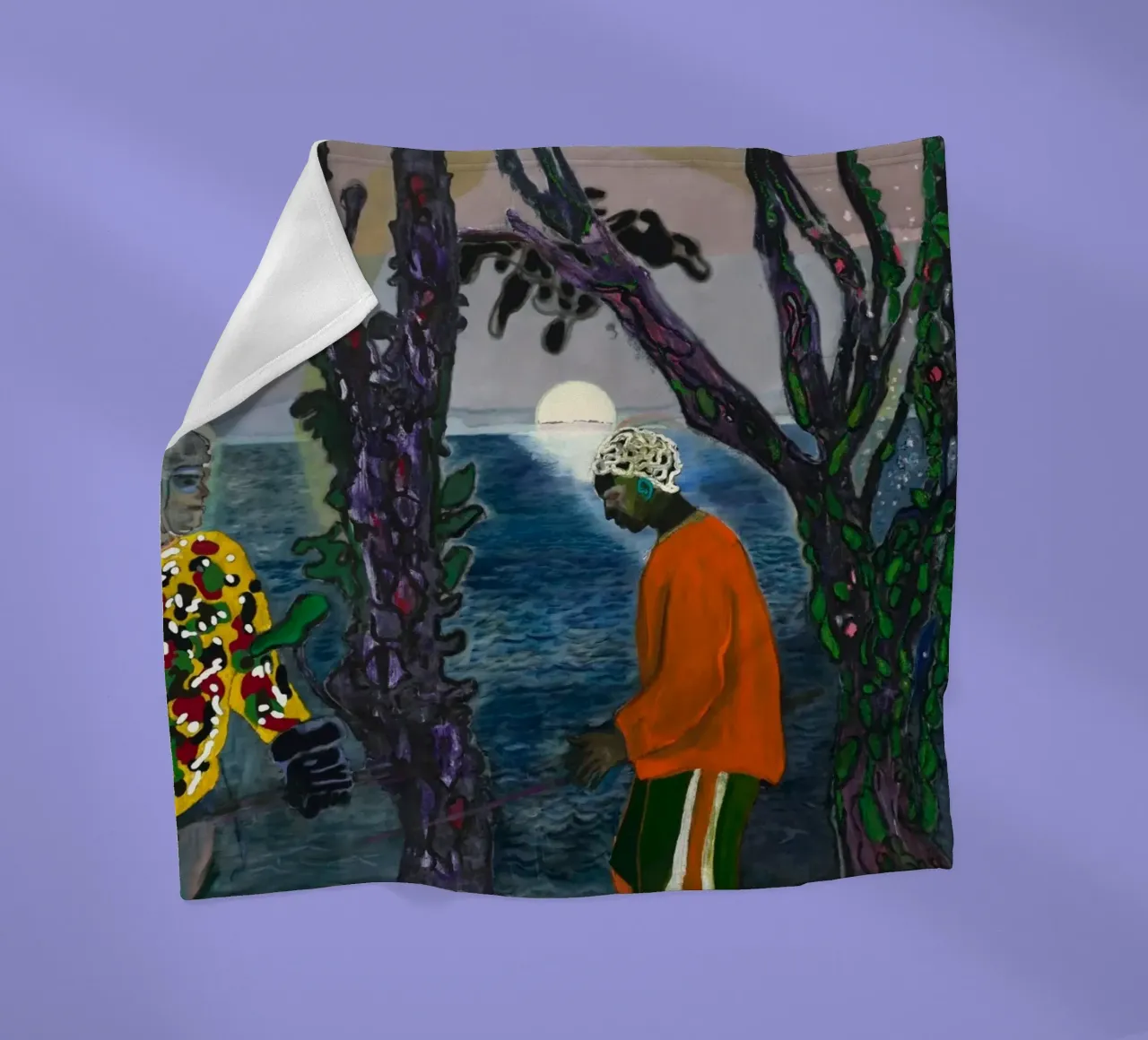 Realismo magico - Peter Doig coperta in pile da Milfordwings