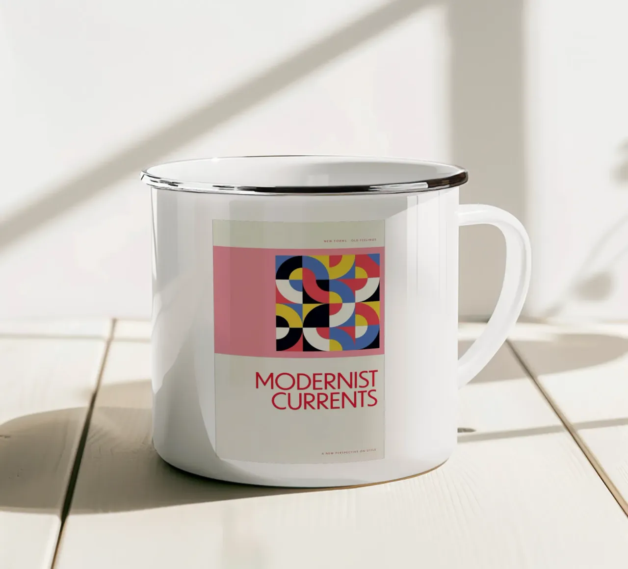 Modernist Currents 13 tazza in smalto da Studio One