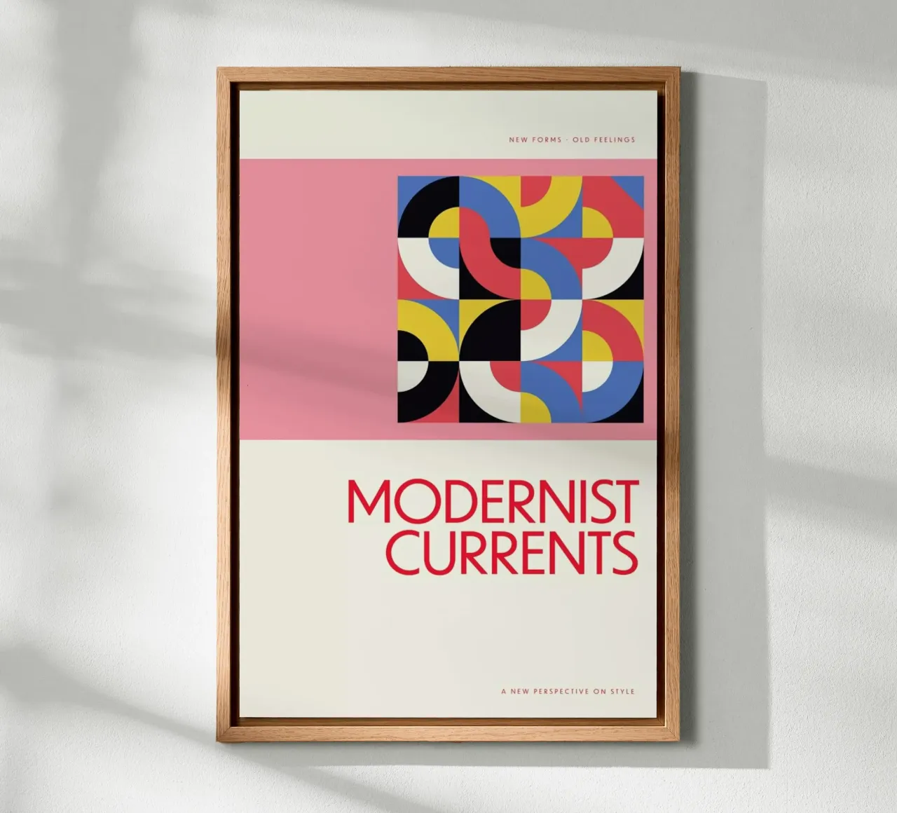 Modernist Currents 13 tela con Cornice a cassetta da Studio One