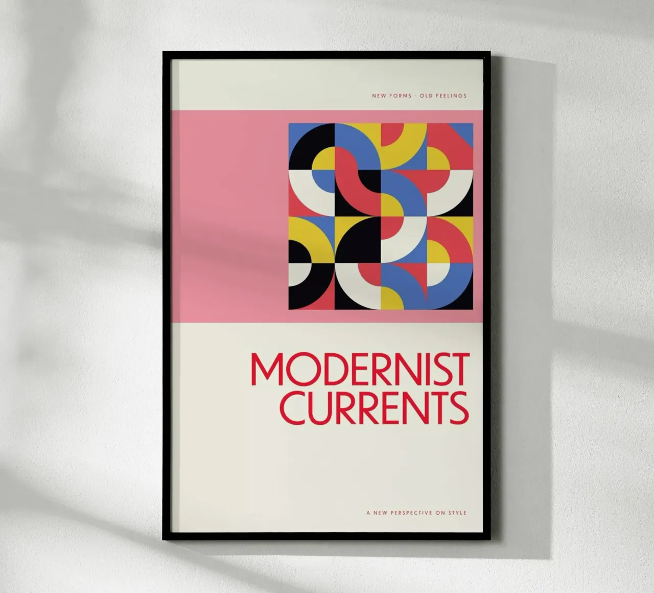 Modernist Currents 13 poster con telaio in alluminio da Studio One