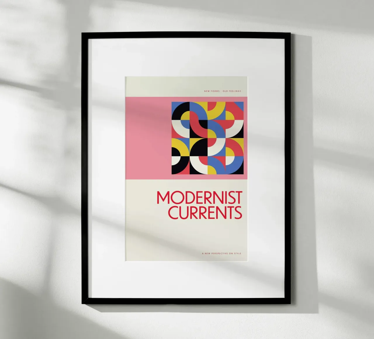 Modernist Currents 13 poster con telaio in alluminio da Studio One