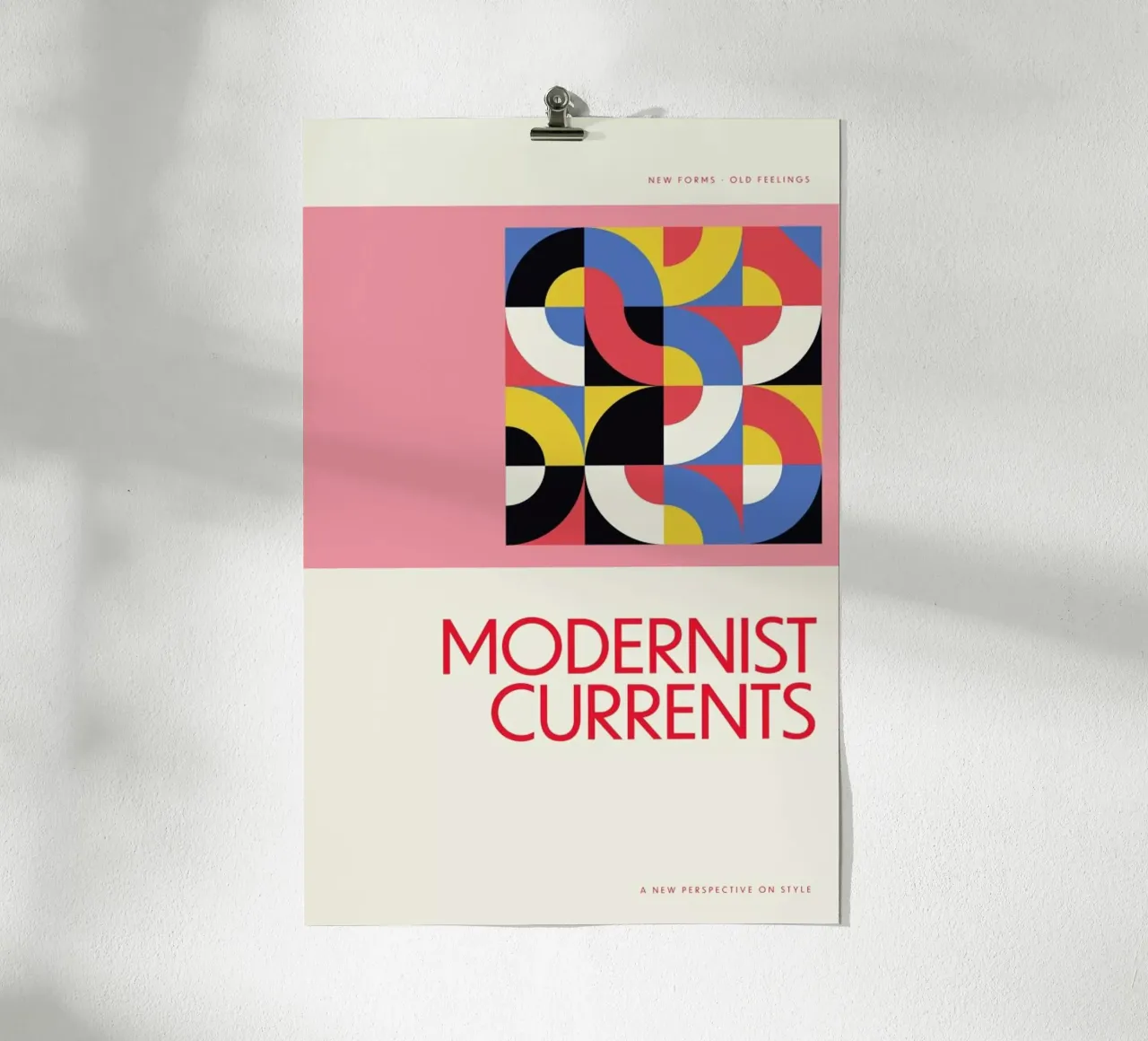 Modernist Currents 13 poster con telaio in alluminio da Studio One