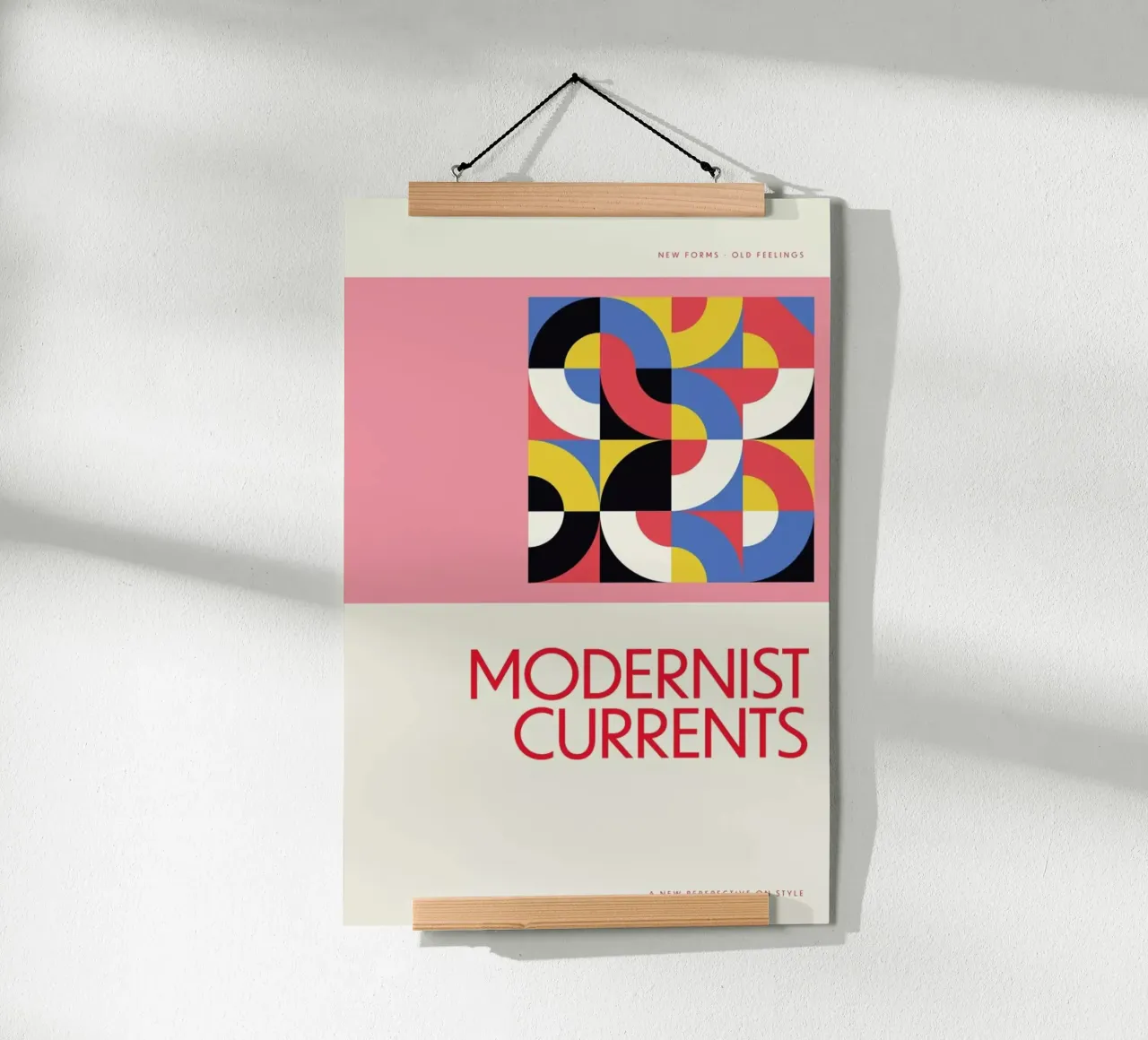 Modernist Currents 13 poster con telaio in alluminio da Studio One