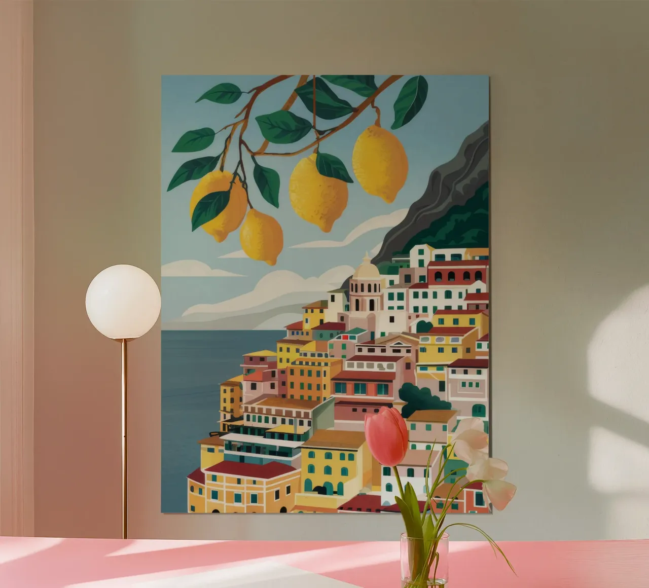 Positano Zitronenblick Hahnemühle von Muse Artworks
