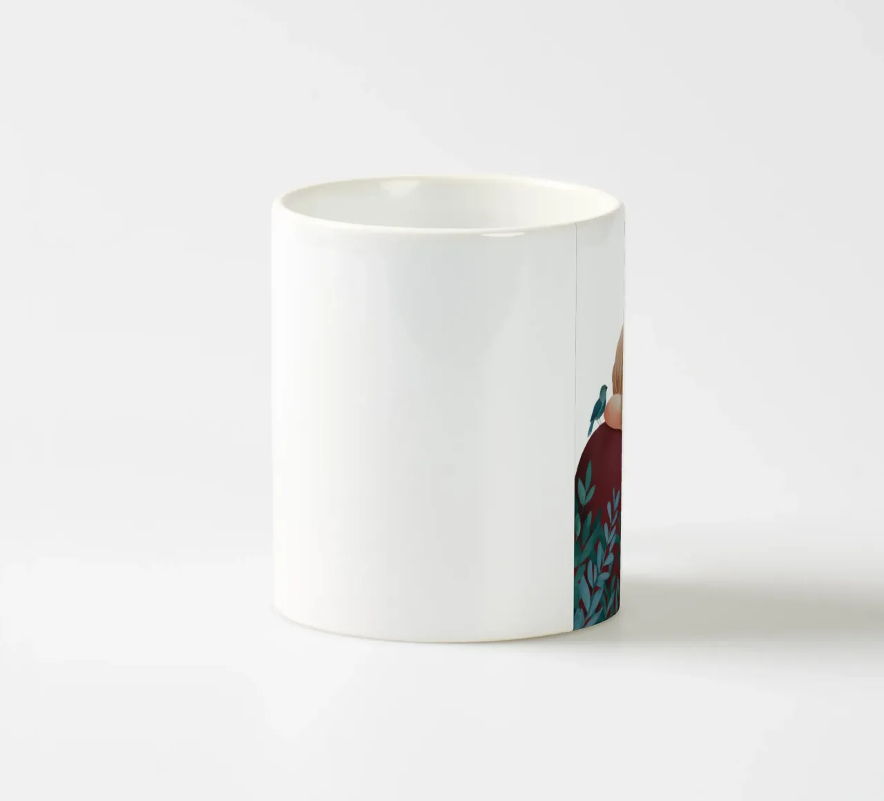 L'abbraccio gentile delle sorelle tazza in ceramica da Sentinel Glow