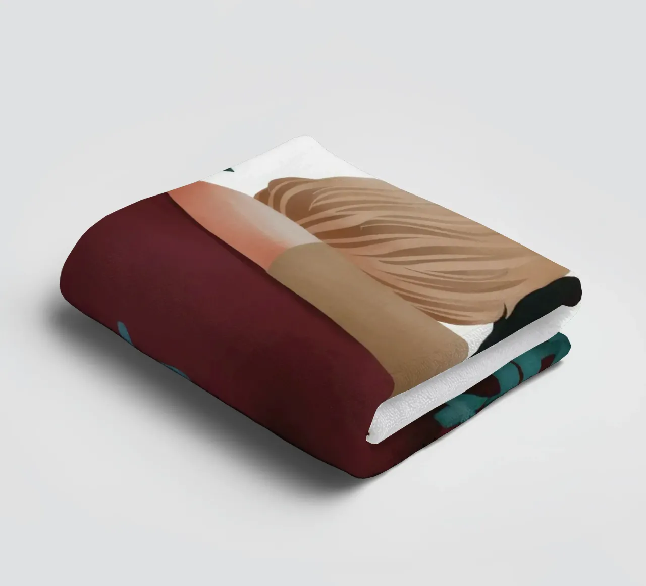 Sisters' Gentle Embrace towel by Sentinel Glow