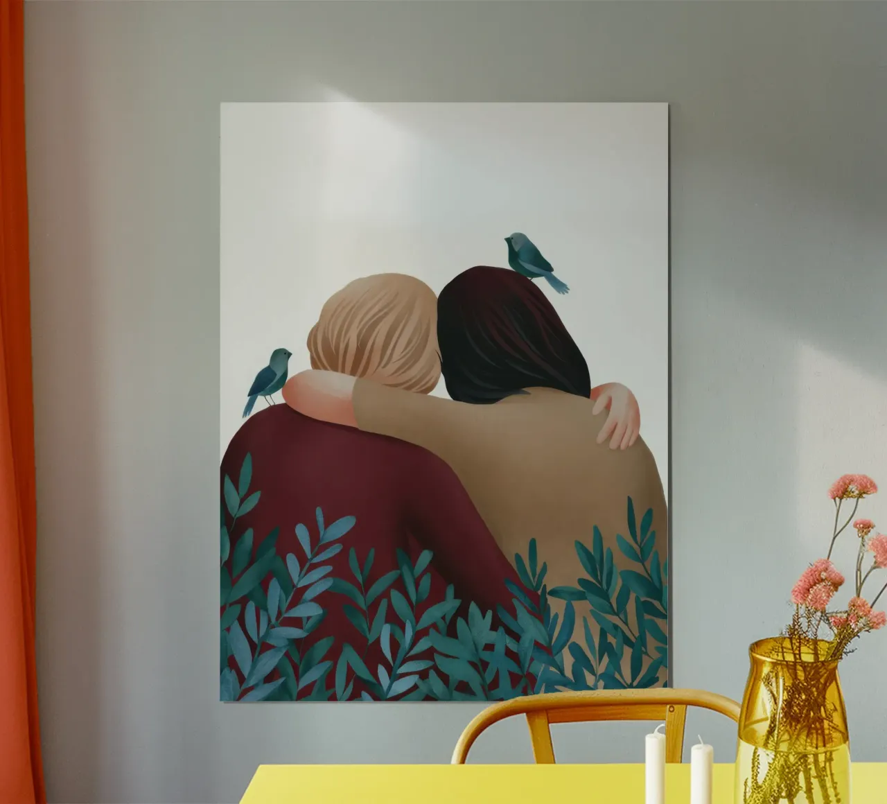 L'abbraccio gentile delle sorelle poster da Sentinel Glow
