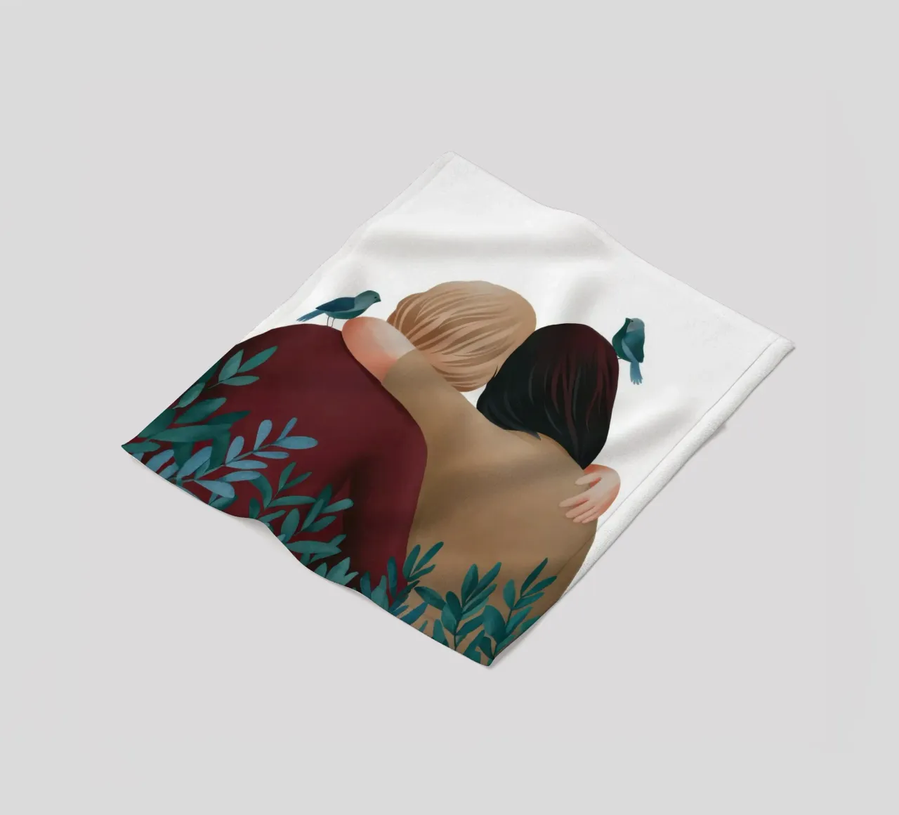 L'abbraccio gentile delle sorelle coperta in pile da Sentinel Glow