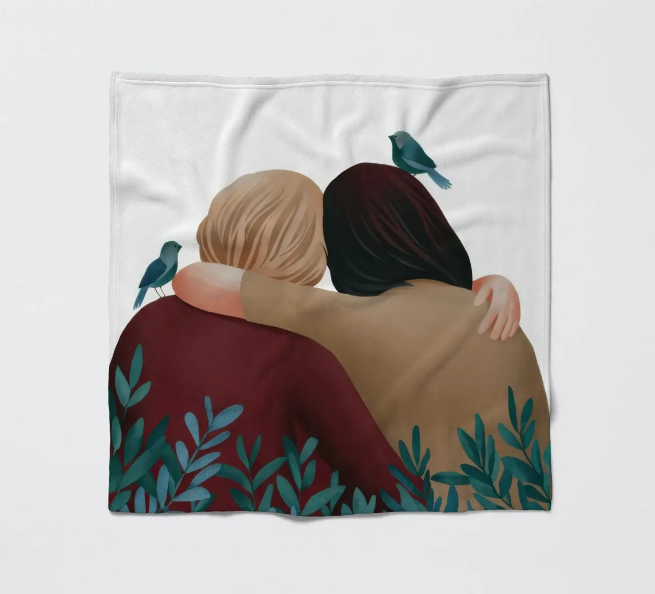 L'abbraccio gentile delle sorelle coperta in pile da Sentinel Glow