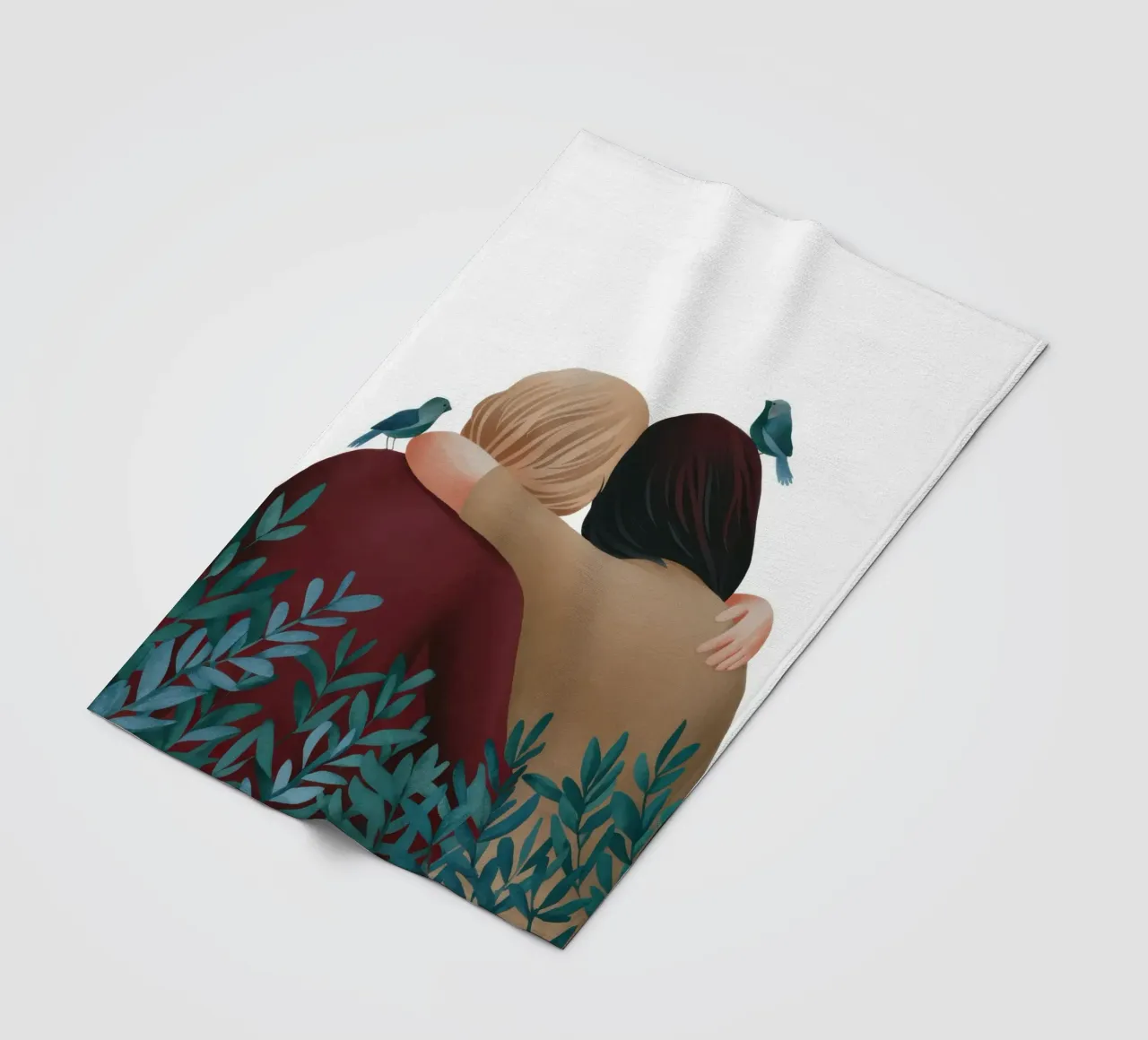L'abbraccio gentile delle sorelle coperta in pile da Sentinel Glow
