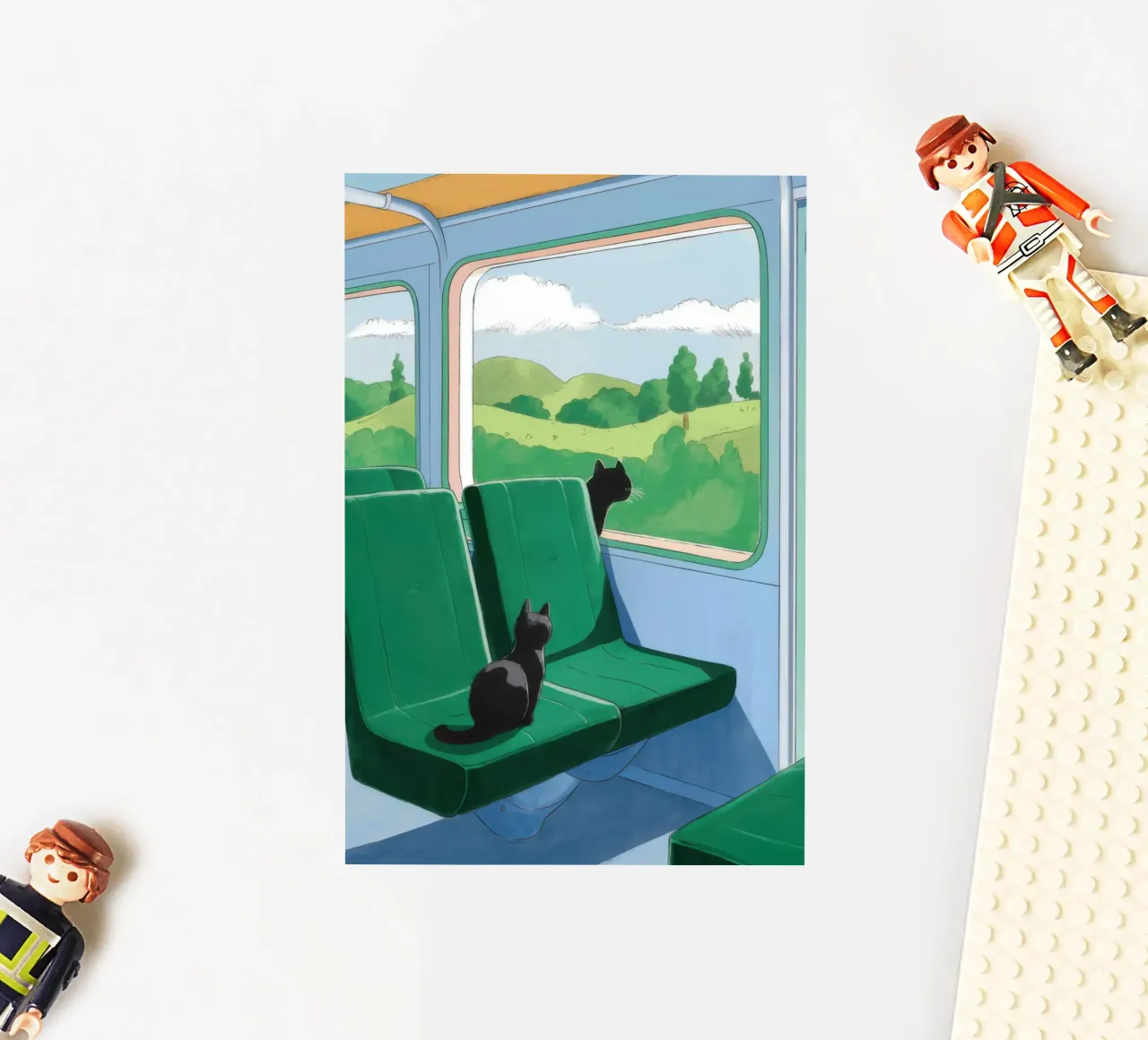 Train Window View sticker by Pale Aura