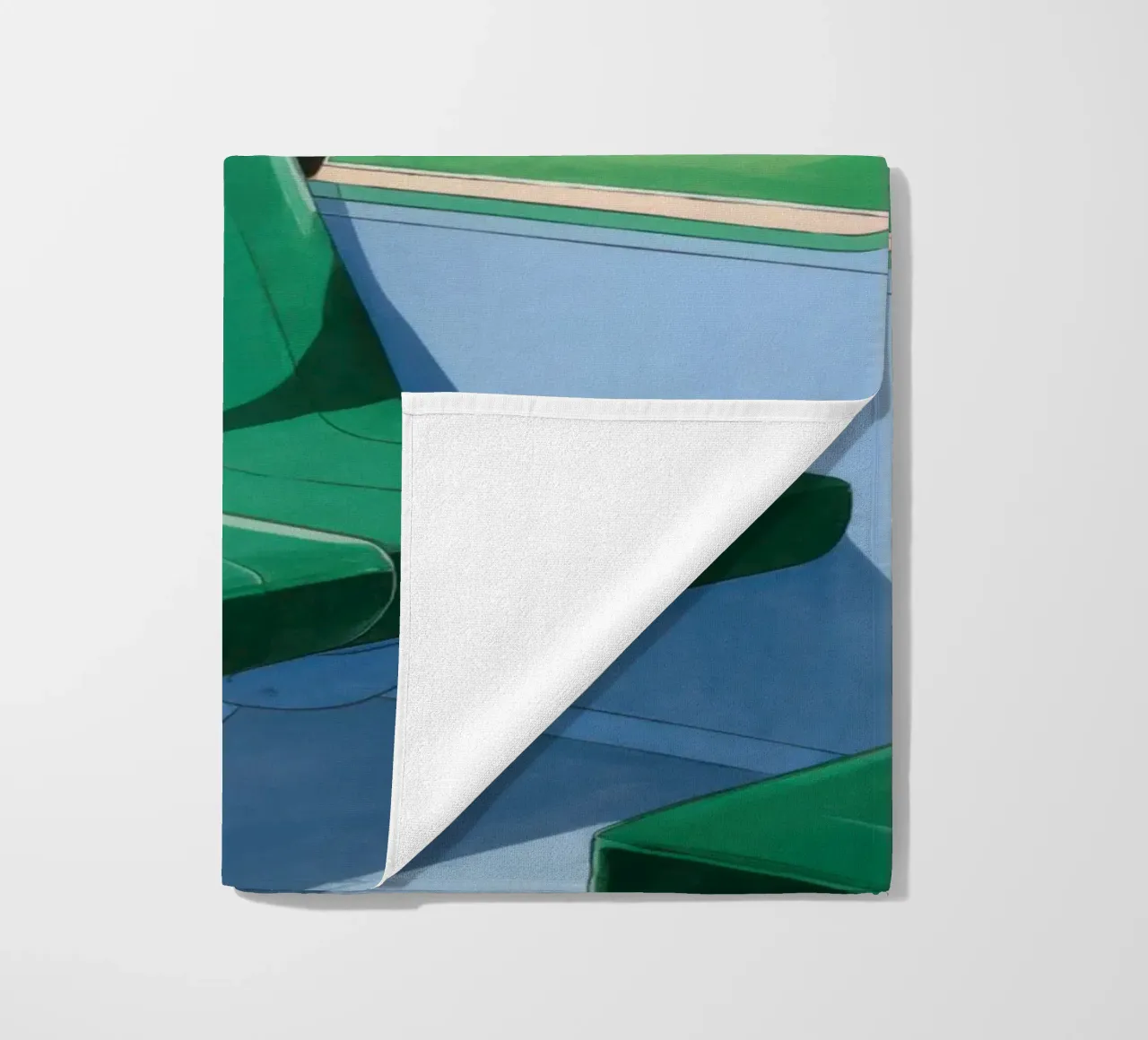 Treinvenster strandhanddoek van Pale Aura