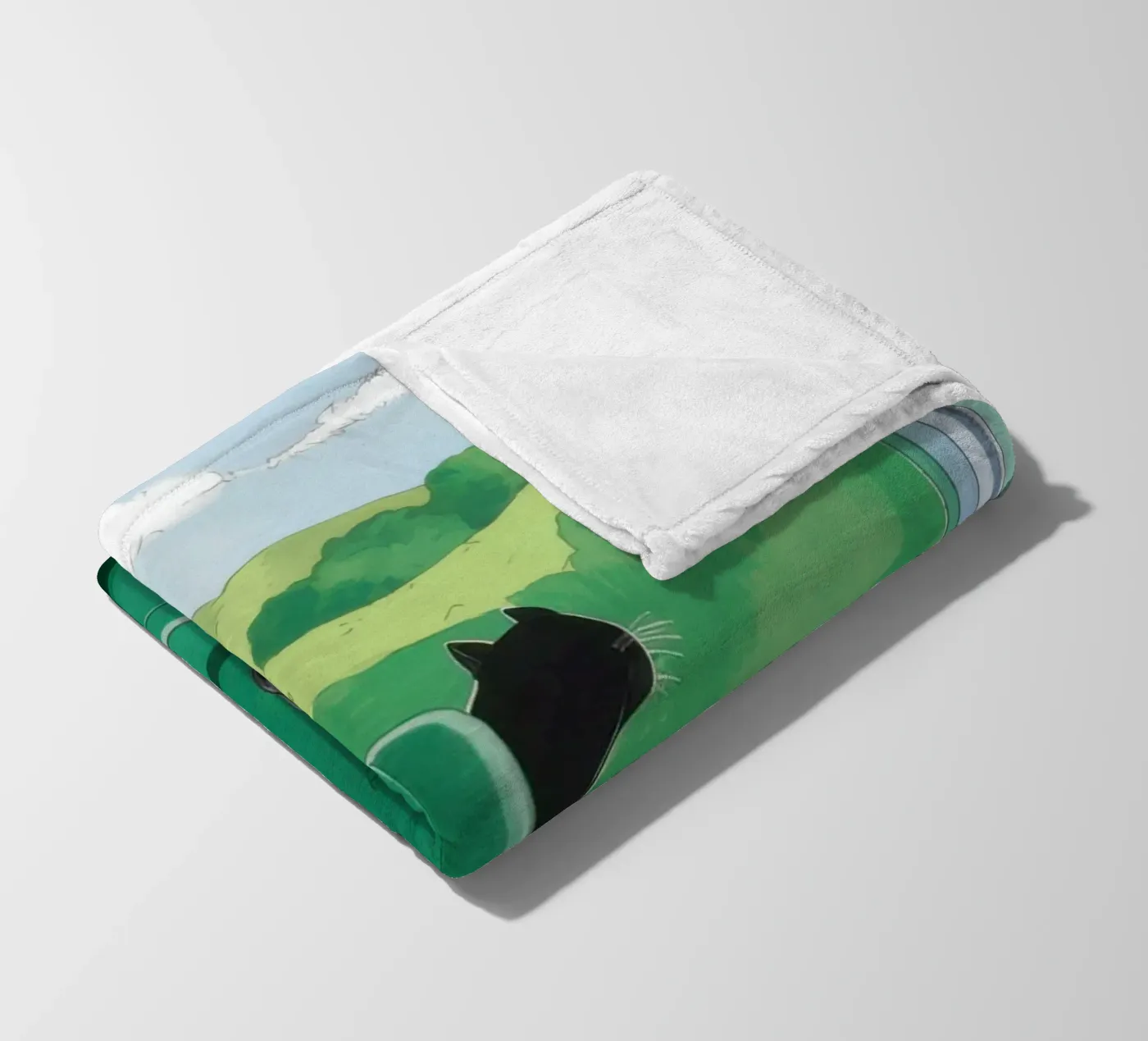 Treinvenster fleecedeken van Pale Aura