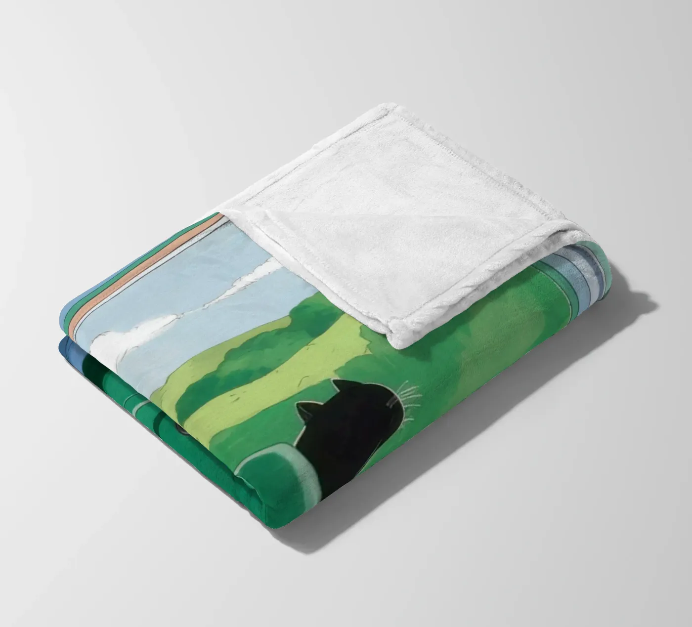 Treinvenster fleecedeken van Pale Aura