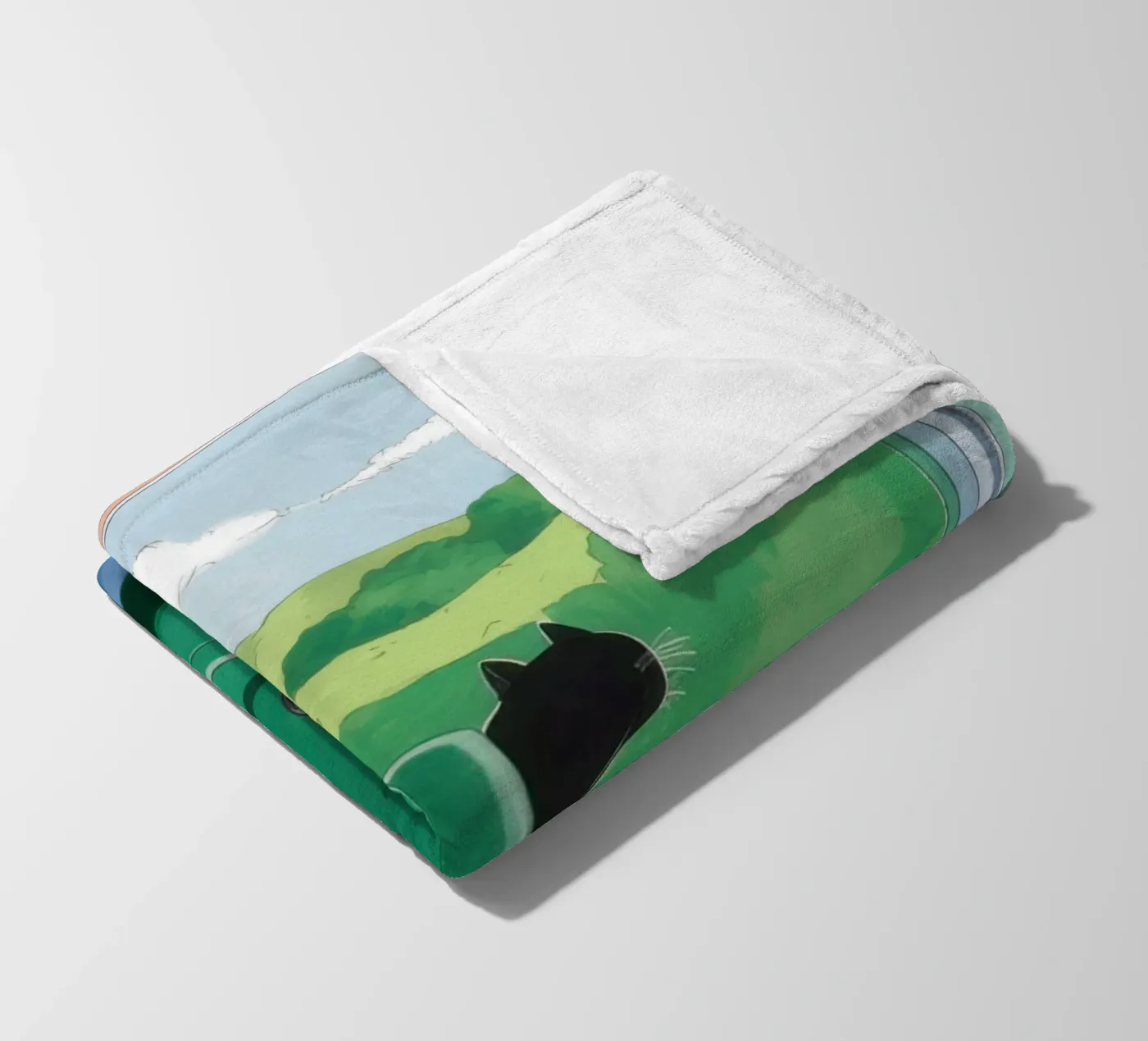 Treinvenster fleecedeken van Pale Aura