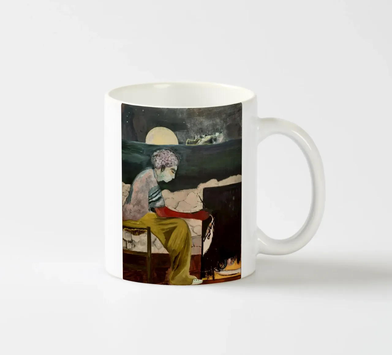 Peter Doig - Il Courtauld tazza in ceramica da Milfordwings