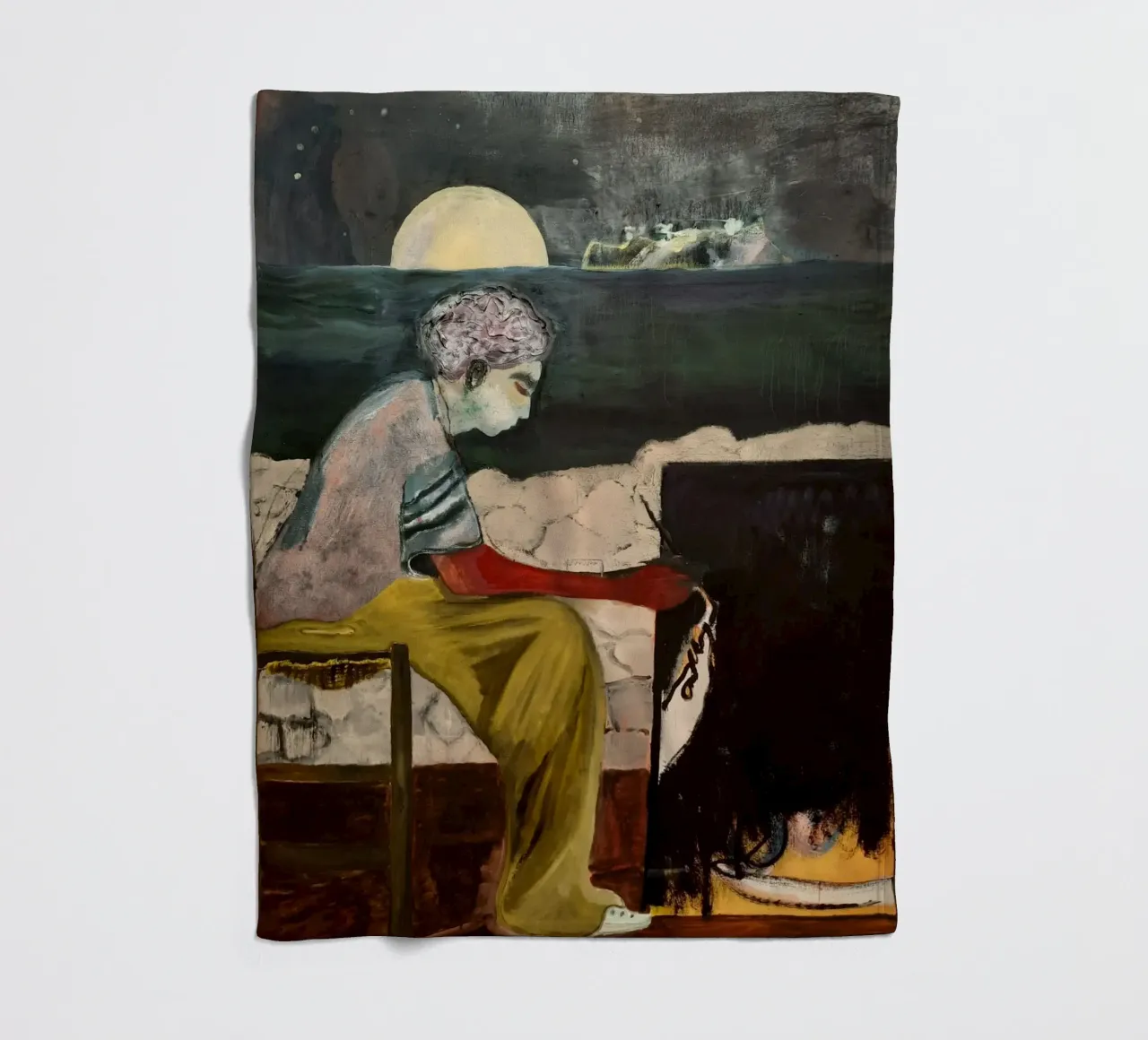 Peter Doig - Il Courtauld coperta in pile da Milfordwings