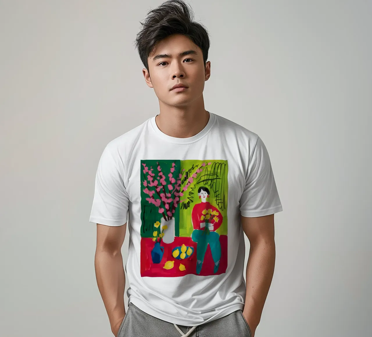 Lemon Bouquet Stillness t-shirt by Stone Decade