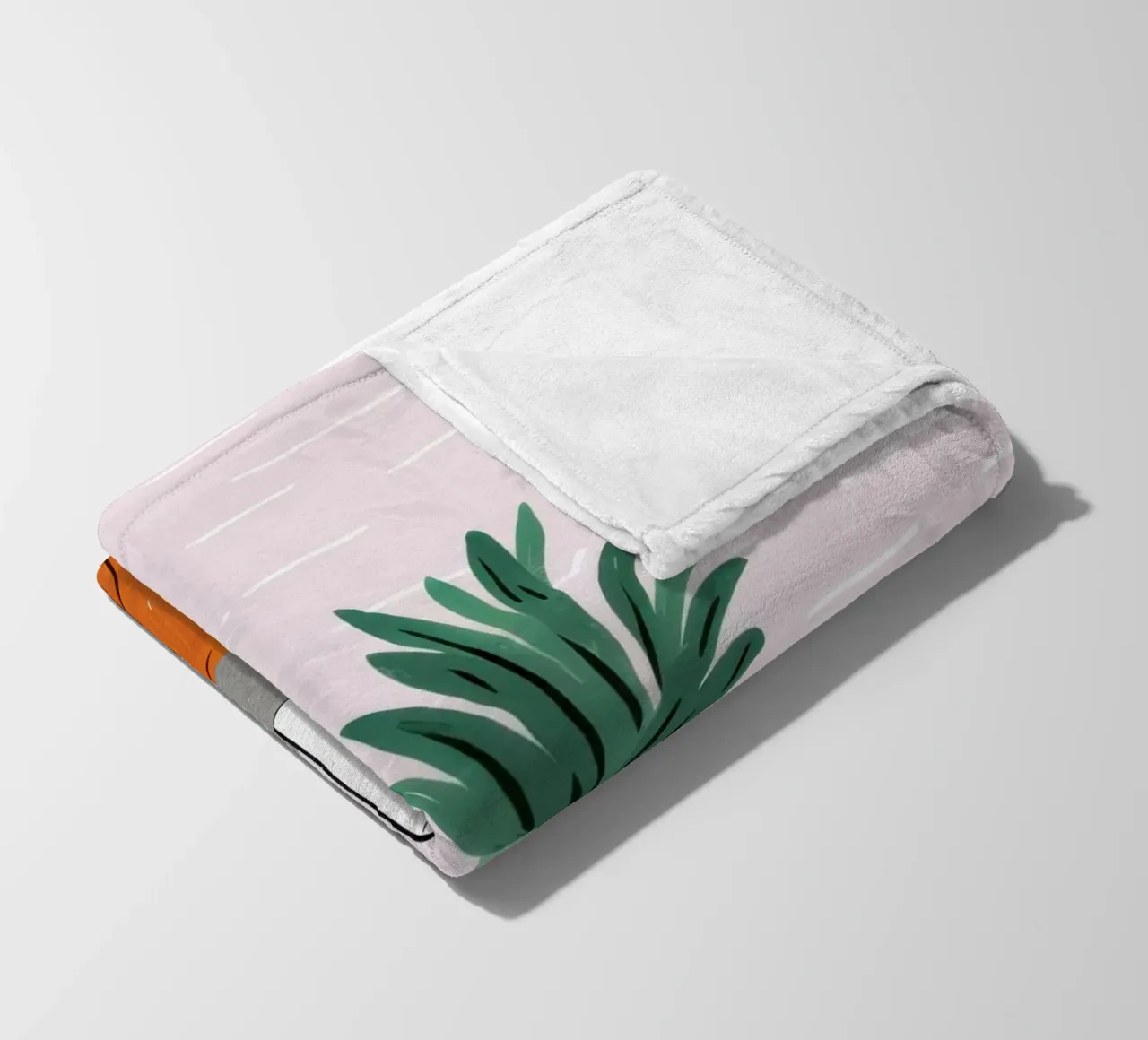 Coin lecture chat blanc plaid polaire de Marigold Tiga