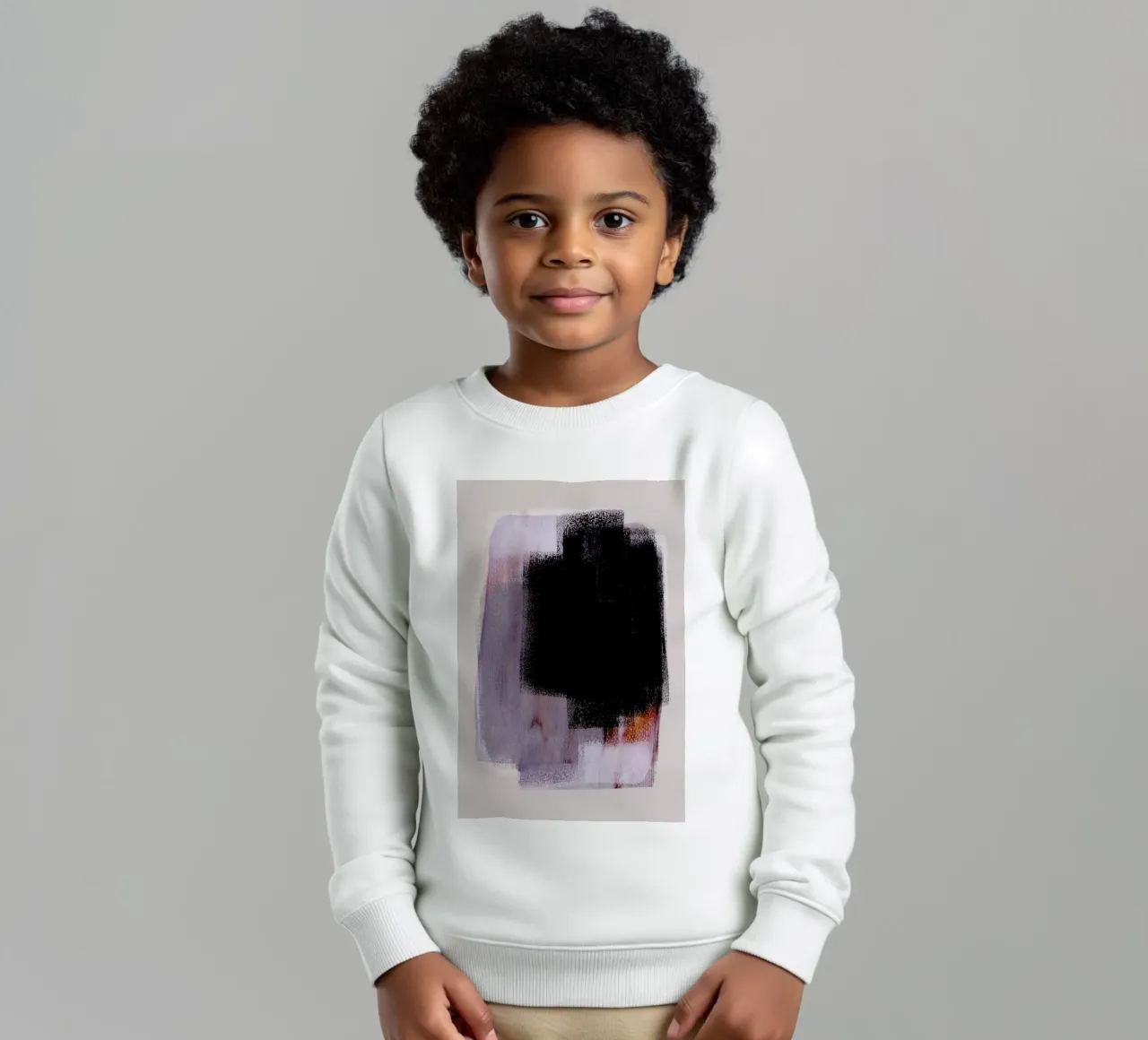 Abstract Brush Strokes 74 sudadera para niño de Mareike Böhmer