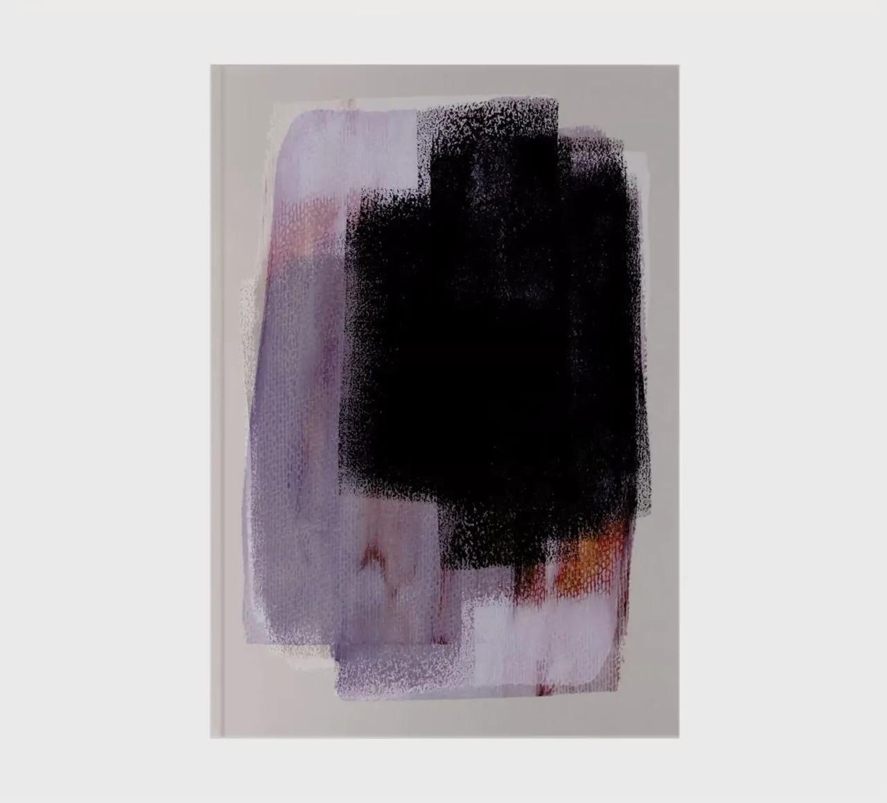 Abstract Brush Strokes 74 notebook by Mareike Böhmer