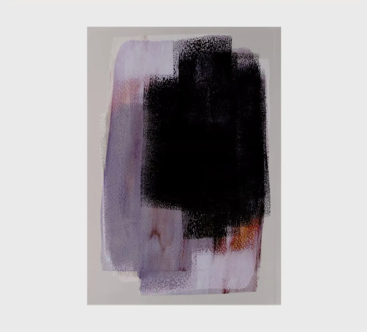 Abstract Brush Strokes 74 notebook by Mareike Böhmer