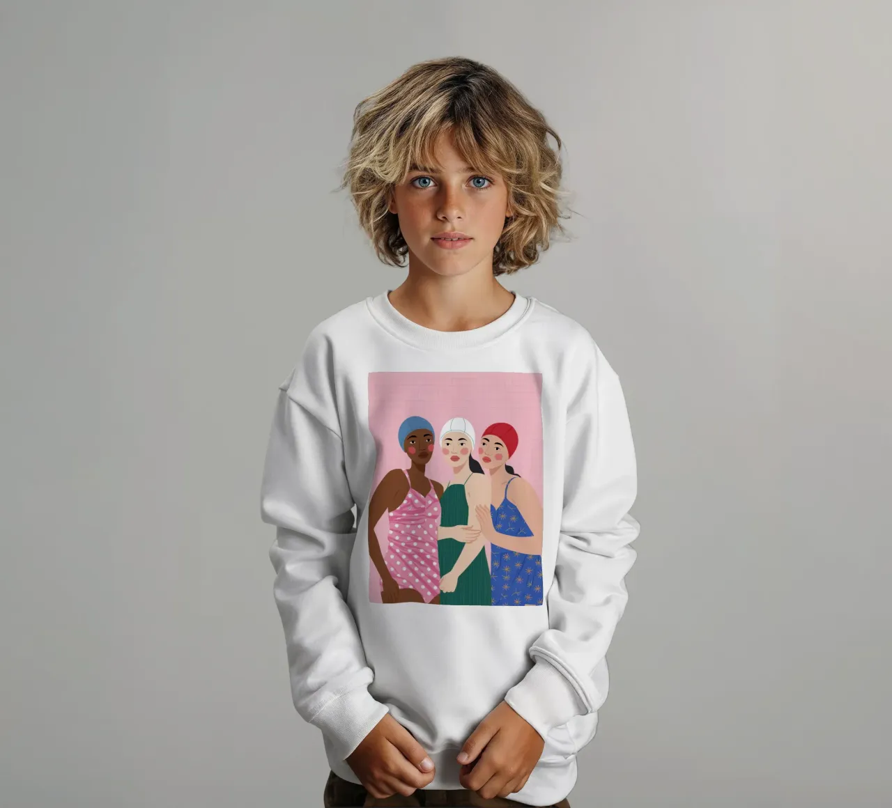 Trio di amici felpa bambino da Sentinel Glow