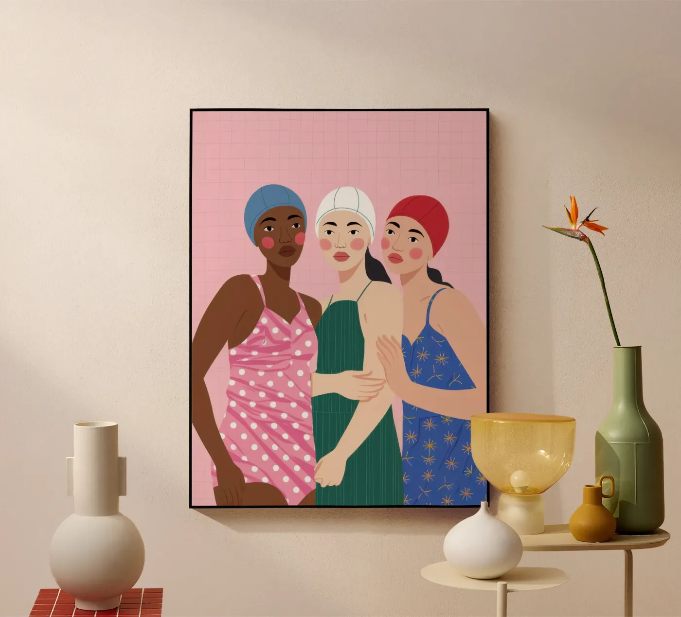 Trio of Friends plexiglass da Sentinel Glow