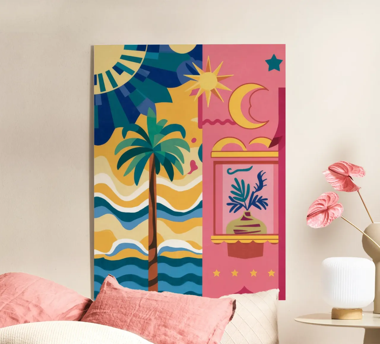 Balcone Celeste Notte plexiglass da Muse Artworks