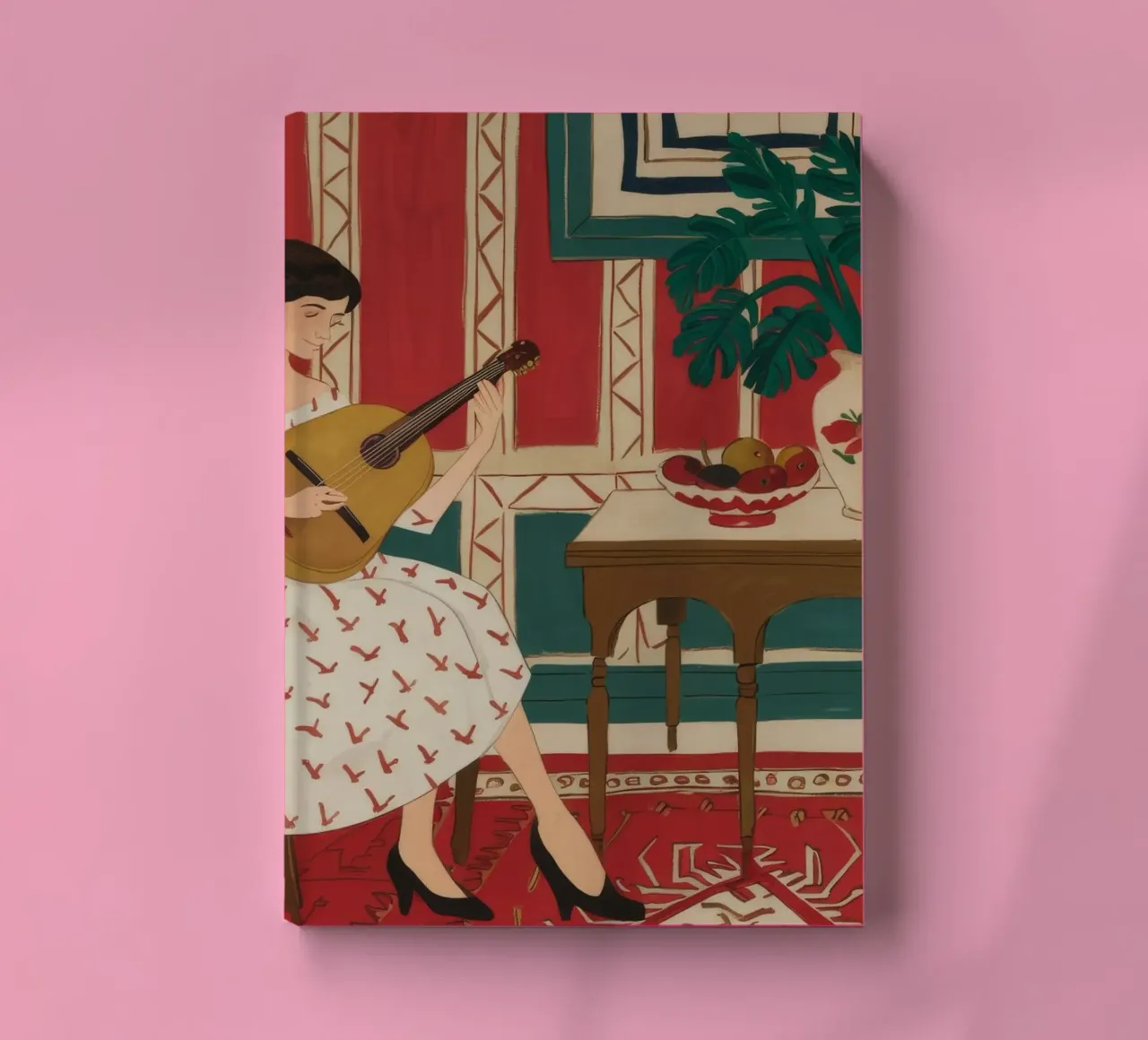 Striped Mandolin Duet notebook by Stone Decade