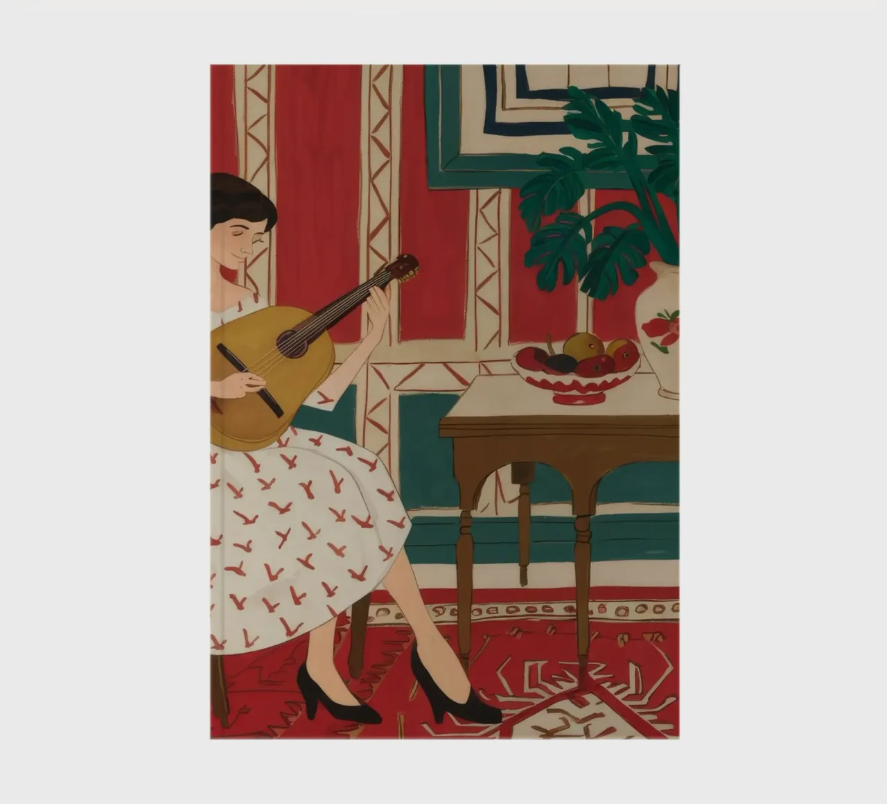 Striped Mandolin Duet notebook by Stone Decade